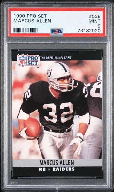 1990 Pro Set Marcus Allen #538 card image