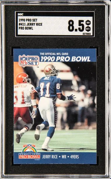 1990 Pro Set Pro Bowl Jerry Rice #411 card image