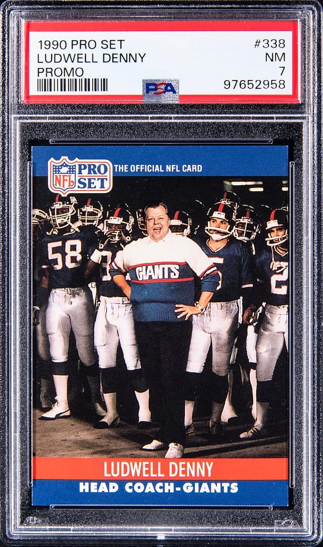 1990 Pro Set Promo Ludwell Denny #338 card image
