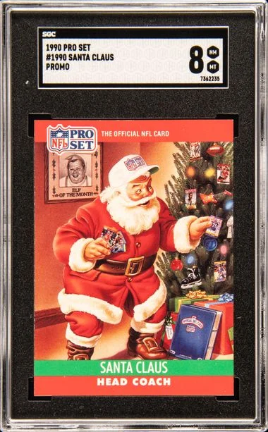 1990 Pro Set Promo Santa Claus #1990 card image