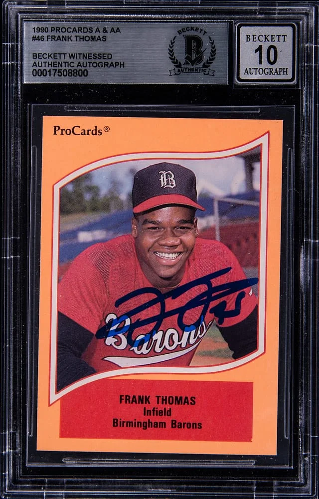 1990 ProCards A & AA Frank Thomas #46 card image