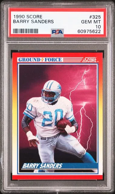 1990 Score Barry Sanders #325 card image