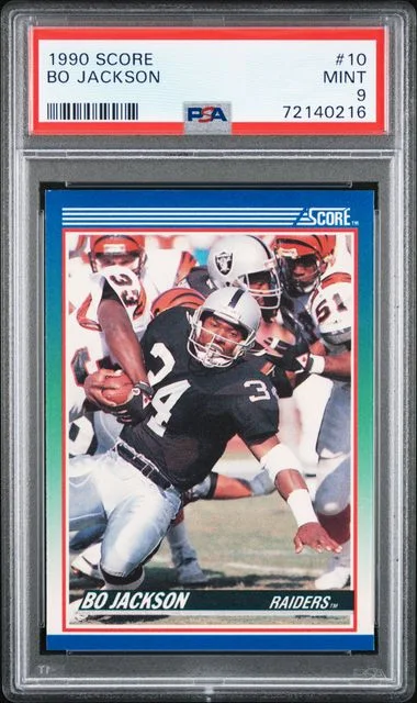 1990 Score Bo Jackson #10 card image