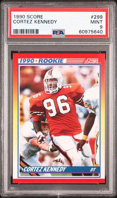 1990 Score Cortez Kennedy #299 card image