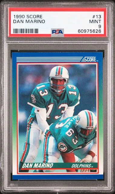 1990 Score Dan Marino #13 card image
