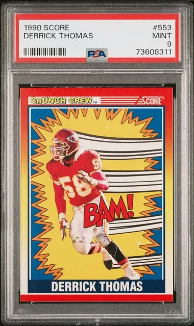 1990 Score Derrick Thomas #553 card image