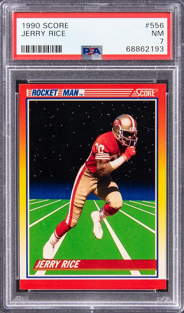 1990 Score Jerry Rice #556 card image