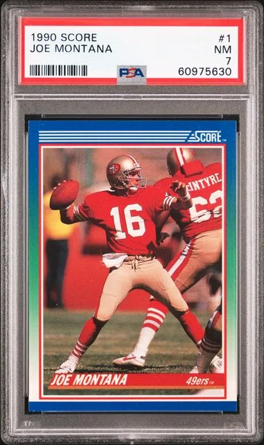 1990 Score Joe Montana #1 card image