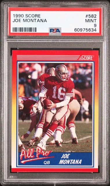1990 Score Joe Montana #582 card image