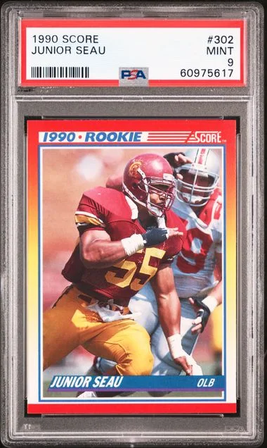 1990 Score Junior Seau #302 card image
