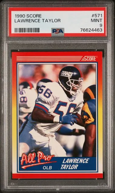 1990 Score Lawrence Taylor #571 card image