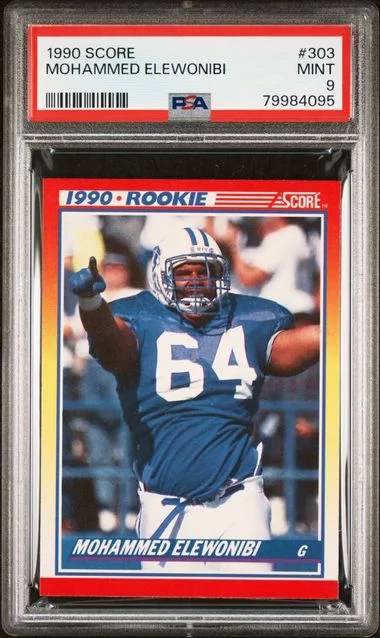 1990 Score Mohammed Elewonibi #303 card image