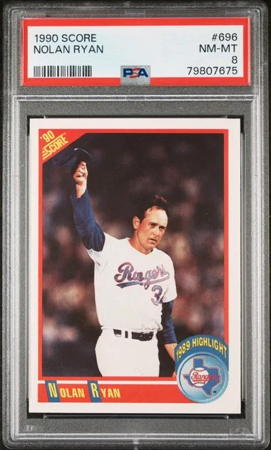 1990 Score Nolan Ryan #696 card image
