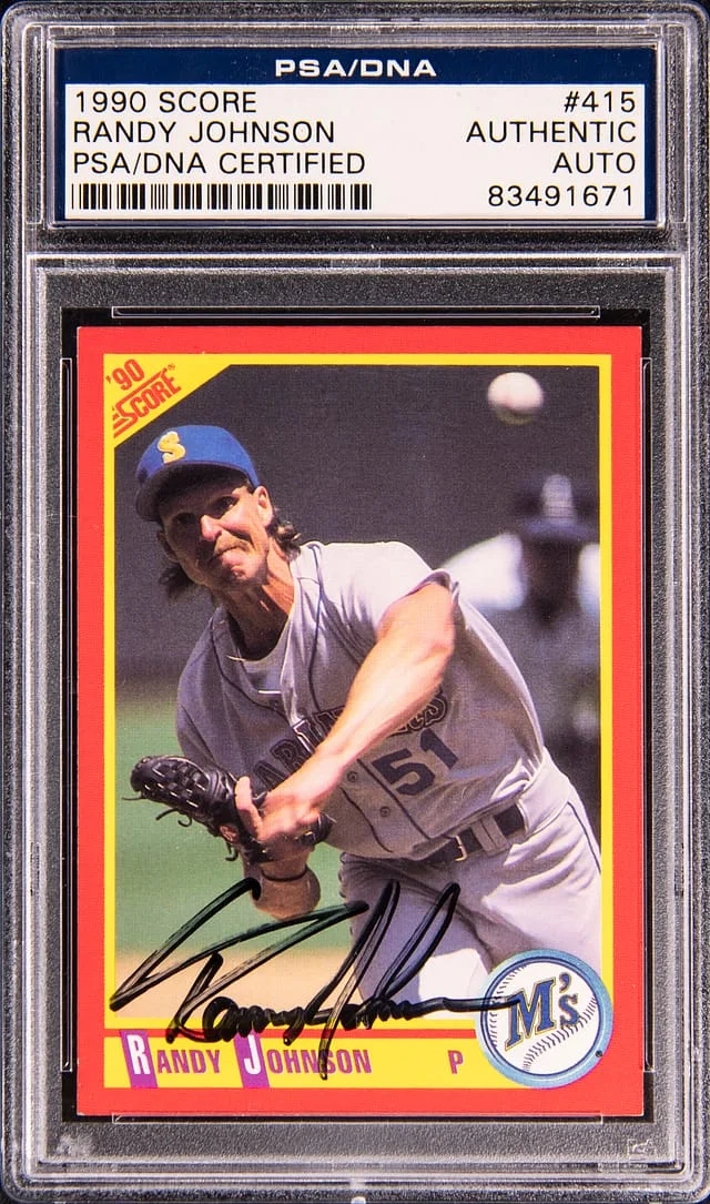 1990 Score Randy Johnson #415 card image