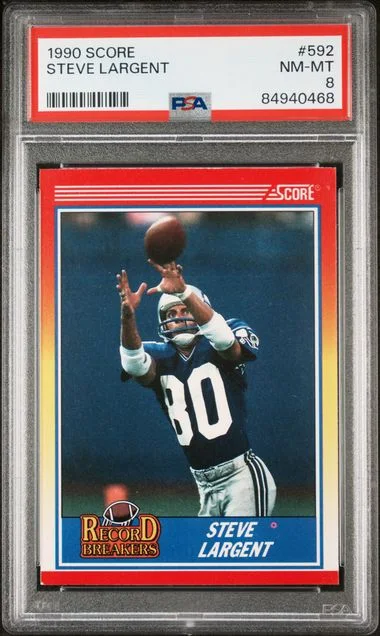 1990 Score Steve Largent #592 card image