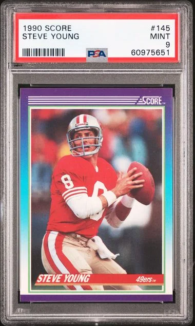 1990 Score Steve Young #145 card image
