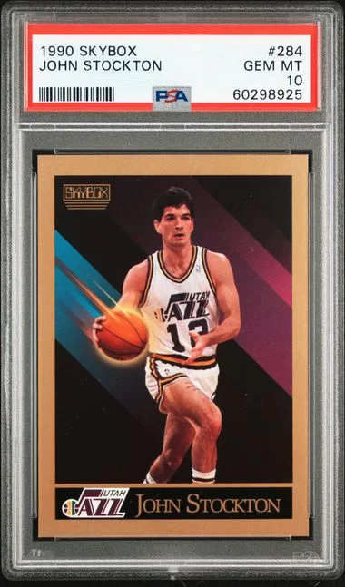 1990 SkyBox John Stockton #284 card image