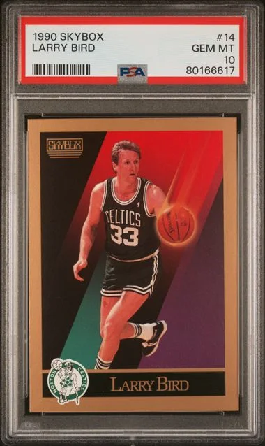 1990 SkyBox Larry Bird #14 card image