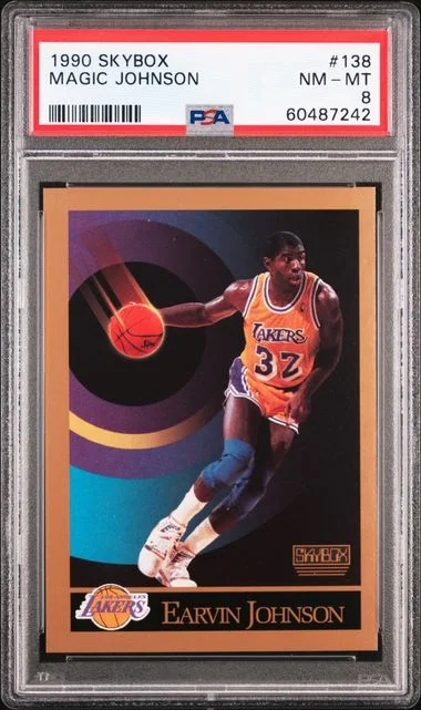 1990 SkyBox Magic Johnson #138 card image
