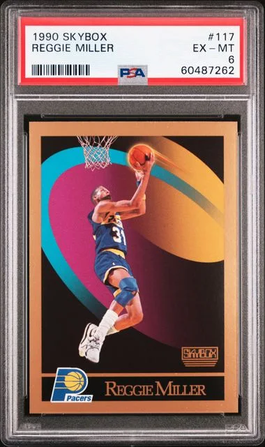 1990 SkyBox Reggie Miller #117 card image