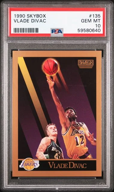 1990 SkyBox Vlade Divac #135 card image