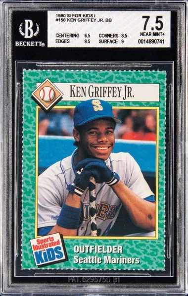 1990 Sports Illustrated For Kids Ken Griffey Jr. #158 card image