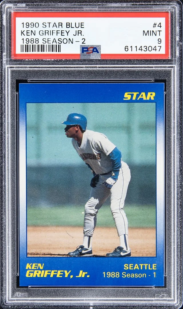 1990 Star Blue 1988 Season 1 Ken Griffey Jr. #3 card image