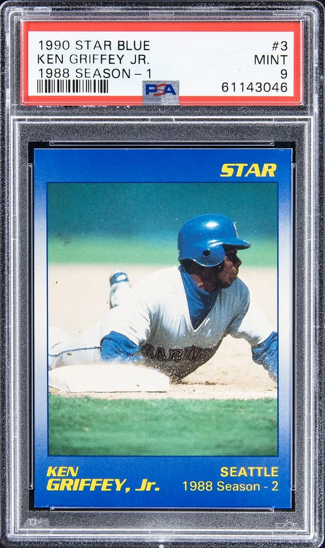 1990 Star Blue 1988 Season 2 Ken Griffey Jr. #4 card image