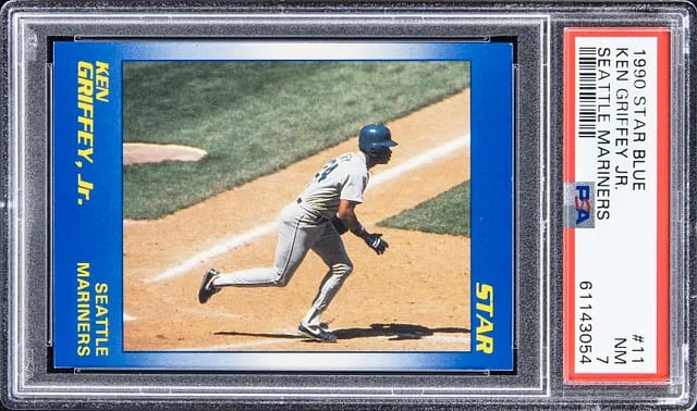 1990 Star Blue Seattle Mariners Ken Griffey Jr. #11 card image