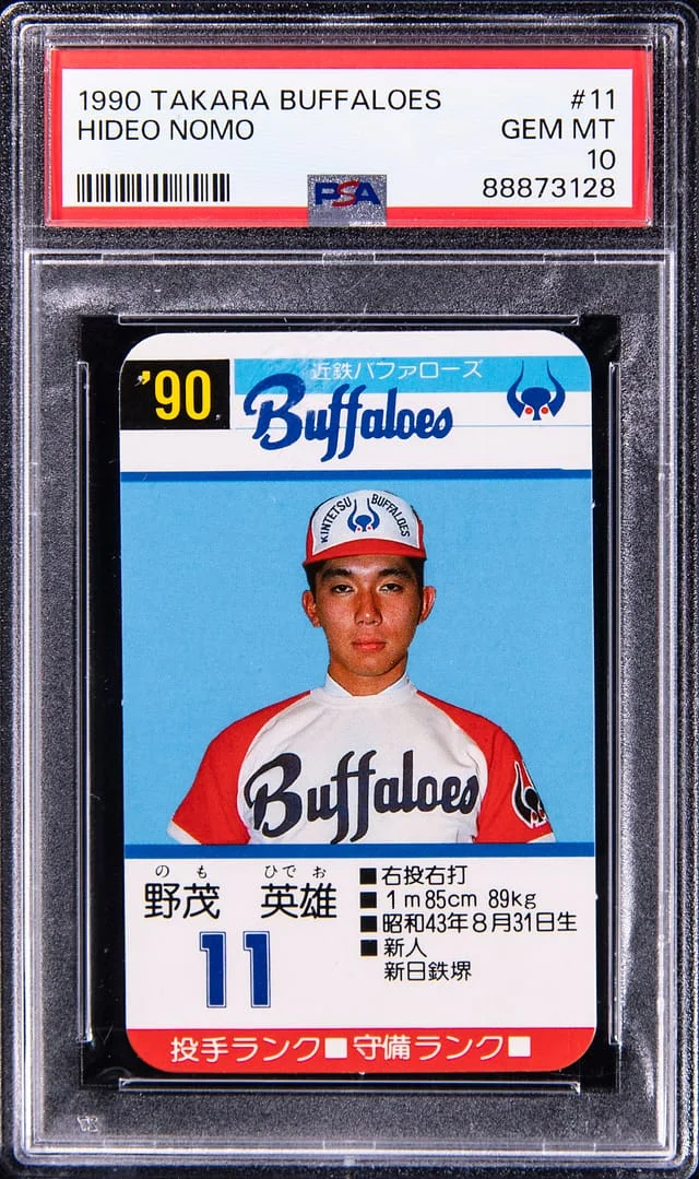 1990 Takara Buffaloes Hideo Nomo #11 card image
