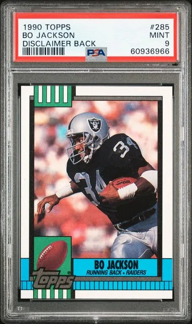 1990 Topps Bo Jackson #285 card image