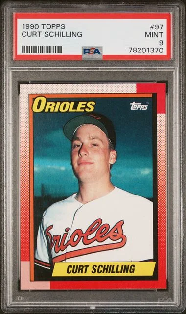 1990 Topps Curt Schilling #97 card image