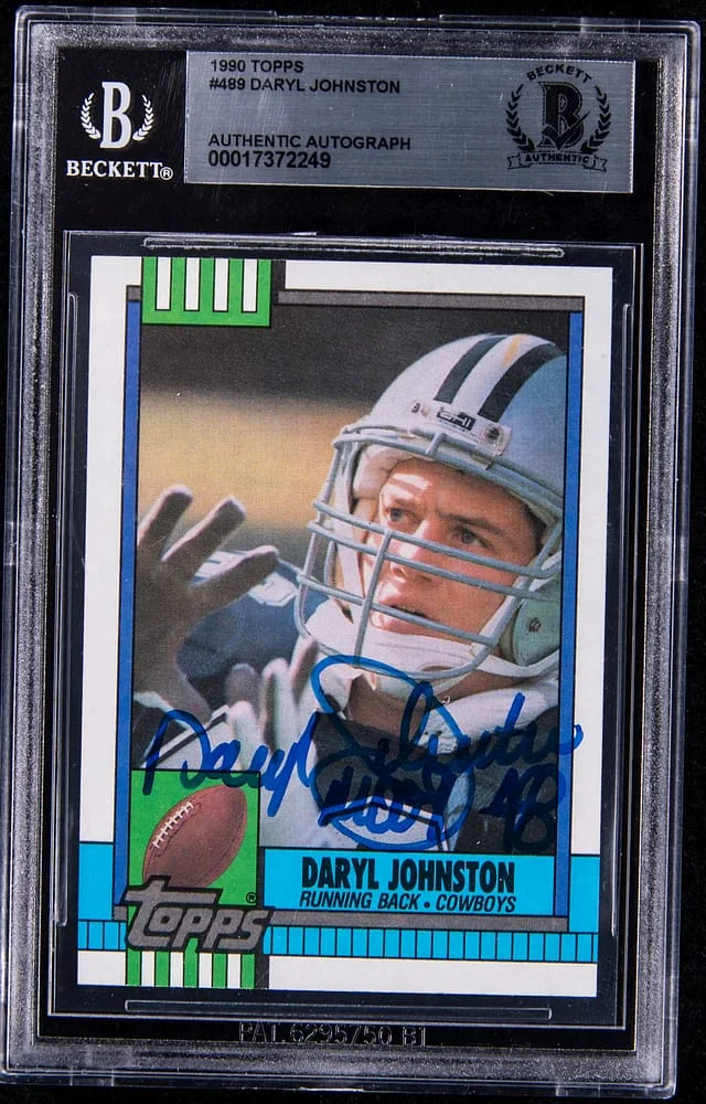 1990 Topps Daryl Johnston #489 card image