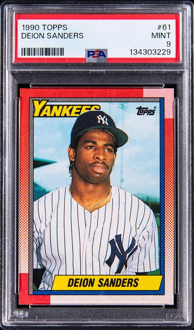 1990 Topps Deion Sanders #61 card image