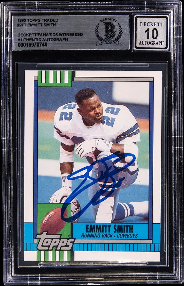 1990 Topps Emmitt Smith #27 card image