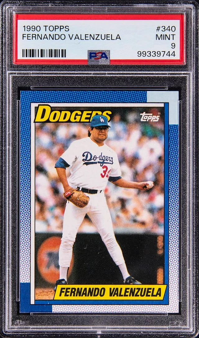 1990 Topps Fernando Valenzuela #340 card image