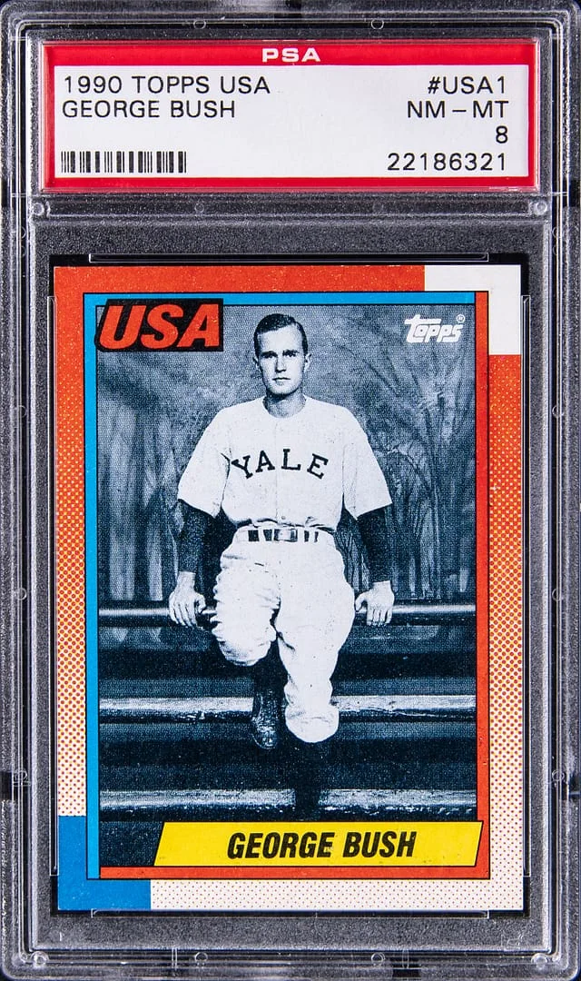 1990 Topps George Bush USA #USA1 card image