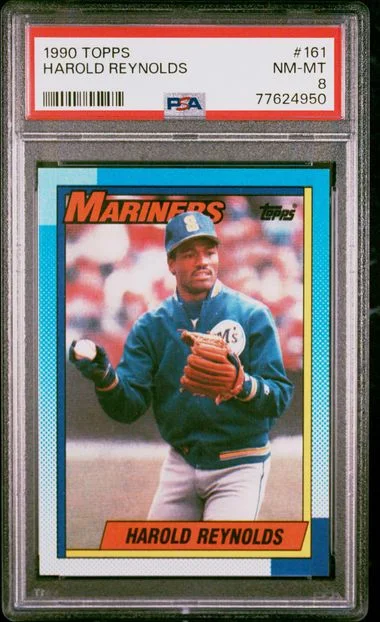 1990 Topps Harold Reynolds #161 card image