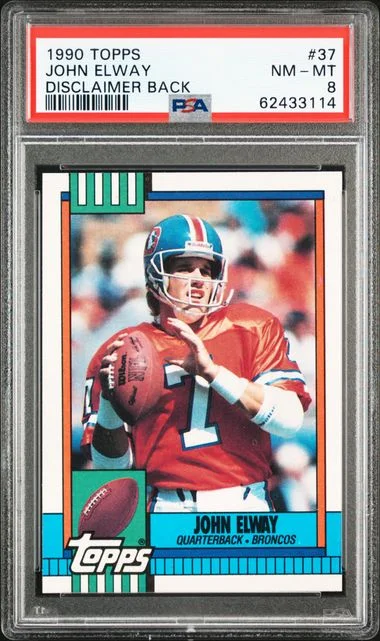 1990 Topps John Elway #37 card image