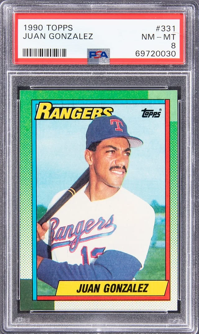 1990 Topps Juan Gonzalez #331 card image