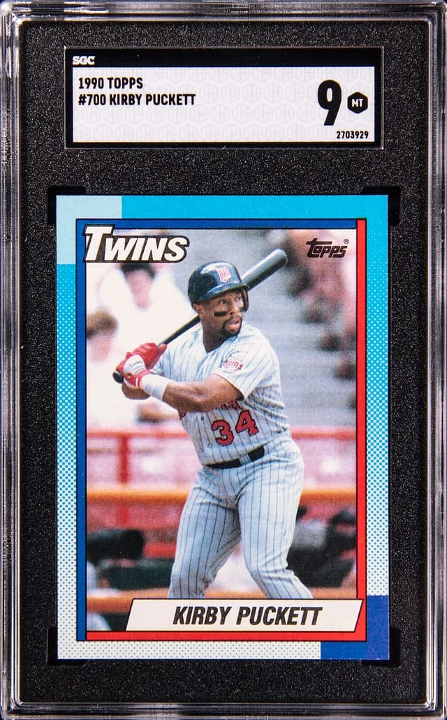 1990 Topps Kirby Puckett #700 card image