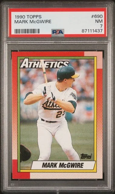 1990 Topps Mark McGwire #690 card image