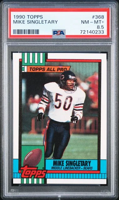 1990 Topps Mike Singletary #368 card image