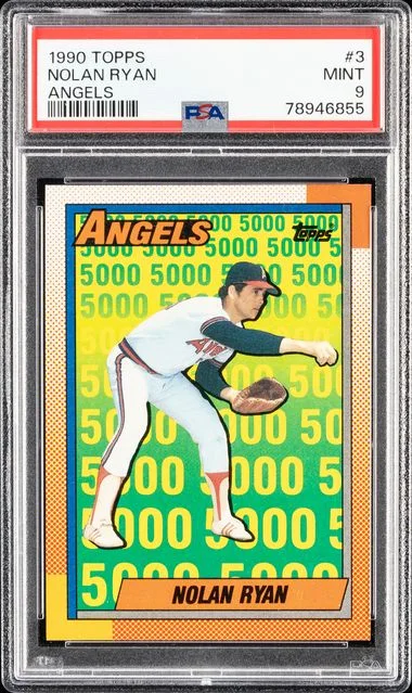 1990 Topps Nolan Ryan Angels #3 card image