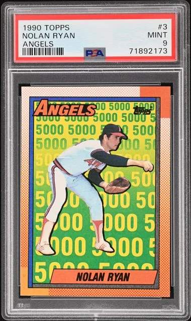 1990 Topps Nolan Ryan, Angels #3 card image