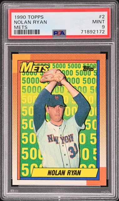 1990 Topps Nolan Ryan, Mets #2 card image