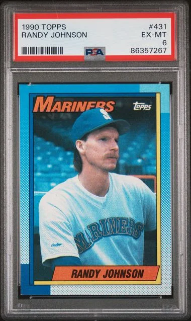 1990 Topps Randy Johnson #431 card image