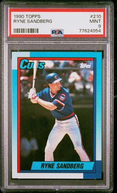 1990 Topps Ryne Sandberg #210 card image