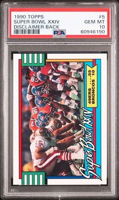 1990 Topps Super Bowl Xxiv #5 card image