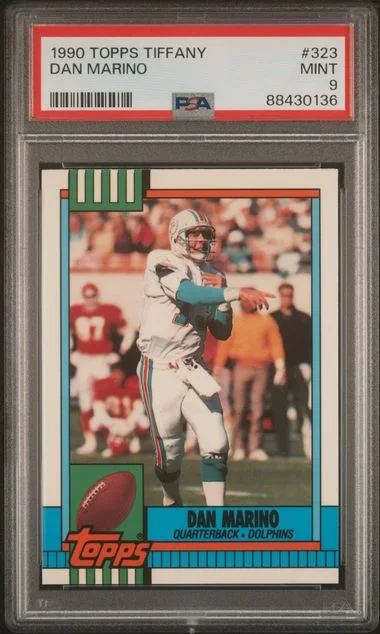 1990 Topps Tiffany Dan Marino #323 card image